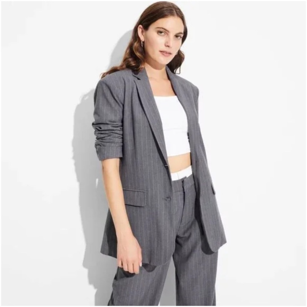 Pinstripe Blazer!